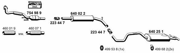Ernst 071066 Exhaust system 071066: Buy near me in Poland at 2407.PL - Good price!