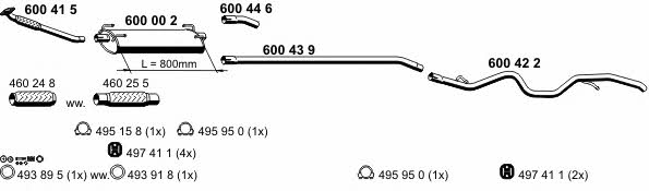  340008 Abgasanlage 340008: Kaufen Sie zu einem guten Preis in Polen bei 2407.PL!