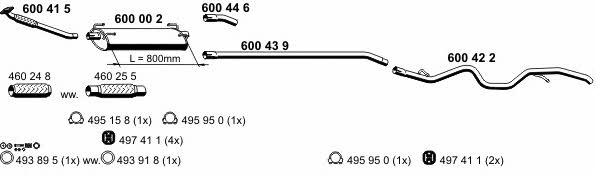  340010 Abgasanlage 340010: Kaufen Sie zu einem guten Preis in Polen bei 2407.PL!