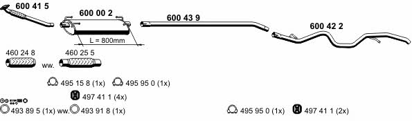 Ernst 340033 Abgasanlage 340033: Kaufen Sie zu einem guten Preis in Polen bei 2407.PL!