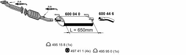 Ernst 340054 Abgasanlage 340054: Kaufen Sie zu einem guten Preis in Polen bei 2407.PL!