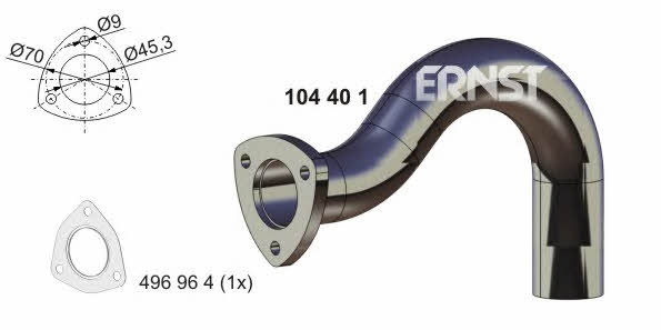 Ernst 104401 Abgasrohr 104401: Kaufen Sie zu einem guten Preis in Polen bei 2407.PL!