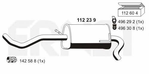 Ernst 112239 End Silencer 112239: Buy near me in Poland at 2407.PL - Good price!