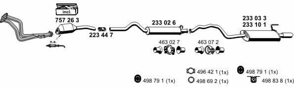  010209 Exhaust system 010209: Buy near me in Poland at 2407.PL - Good price!