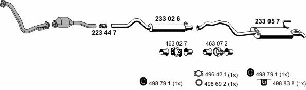  010210 Exhaust system 010210: Buy near me in Poland at 2407.PL - Good price!