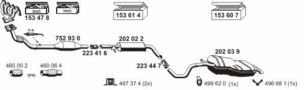  010248 Exhaust system 010248: Buy near me in Poland at 2407.PL - Good price!
