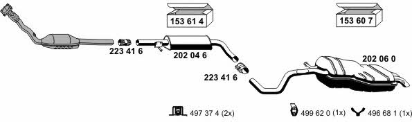  010249 Exhaust system 010249: Buy near me in Poland at 2407.PL - Good price!