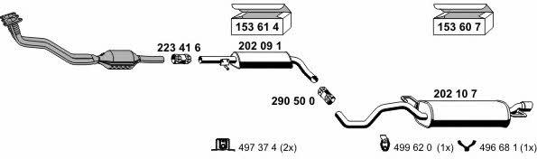  010290 Exhaust system 010290: Buy near me in Poland at 2407.PL - Good price!