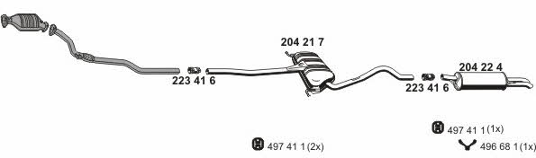 Ernst 010405 Abgasanlage 010405: Kaufen Sie zu einem guten Preis in Polen bei 2407.PL!