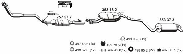  040117 Exhaust system 040117: Buy near me in Poland at 2407.PL - Good price!