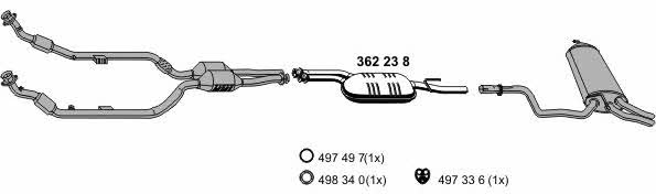 Ernst 040271 Exhaust system 040271: Buy near me in Poland at 2407.PL - Good price!