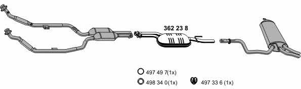 Ernst 040546 Exhaust system 040546: Buy near me in Poland at 2407.PL - Good price!