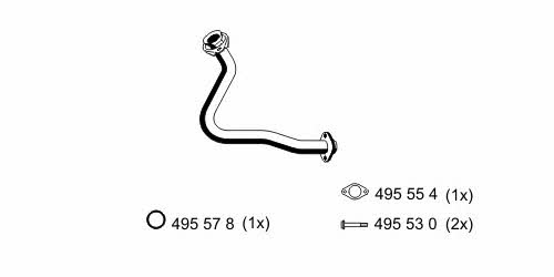 Ernst 522427 Exhaust pipe 522427: Buy near me in Poland at 2407.PL - Good price!