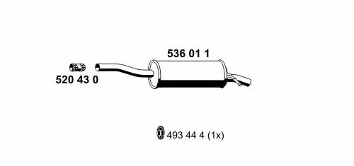 Ernst 536011 Endschalldämpfer 536011: Kaufen Sie zu einem guten Preis in Polen bei 2407.PL!