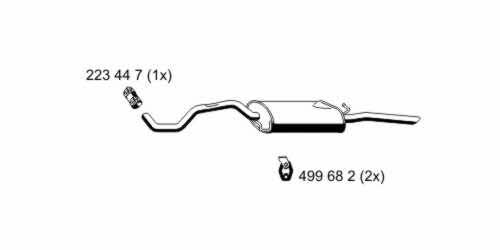 Ernst 640053 End Silencer 640053: Buy near me in Poland at 2407.PL - Good price!