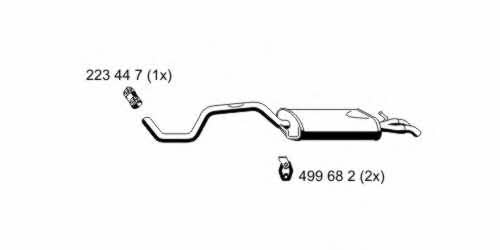 Ernst 640251 End Silencer 640251: Buy near me in Poland at 2407.PL - Good price!