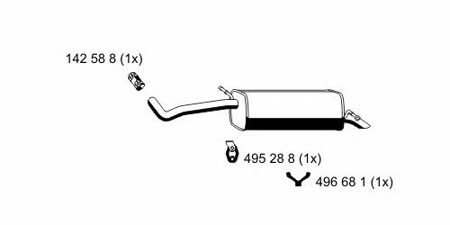 Ernst 645041 End Silencer 645041: Buy near me in Poland at 2407.PL - Good price!