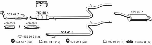 Ernst 120194 Układ wydechowy 120194: Dobra cena w Polsce na 2407.PL - Kup Teraz!