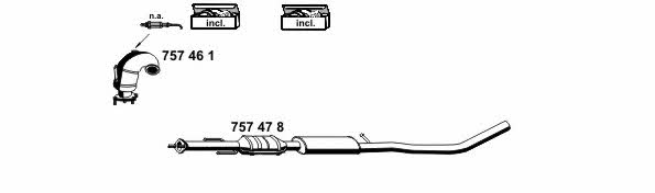 Ernst 120233 Exhaust system 120233: Buy near me in Poland at 2407.PL - Good price!