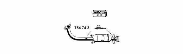 Ernst 140033 Exhaust system 140033: Buy near me in Poland at 2407.PL - Good price!