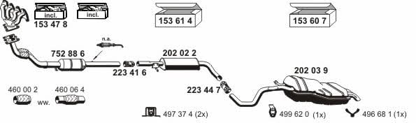  010592 Exhaust system 010592: Buy near me in Poland at 2407.PL - Good price!