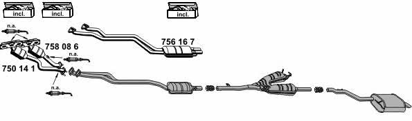 Ernst 020150 Exhaust system 020150: Buy near me in Poland at 2407.PL - Good price!