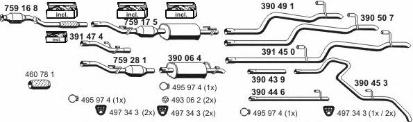  040592 Exhaust system 040592: Buy near me in Poland at 2407.PL - Good price!