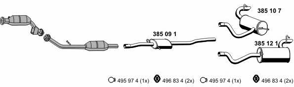 Ernst 040649 Exhaust system 040649: Buy near me in Poland at 2407.PL - Good price!