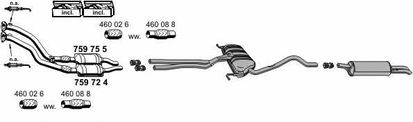 Ernst 071417 Exhaust system 071417: Buy near me in Poland at 2407.PL - Good price!