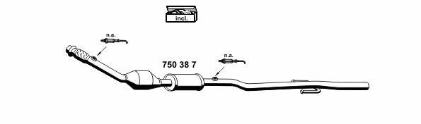 Ernst 080238 Exhaust system 080238: Buy near me in Poland at 2407.PL - Good price!