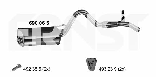 Ernst 690065 End Silencer 690065: Buy near me in Poland at 2407.PL - Good price!