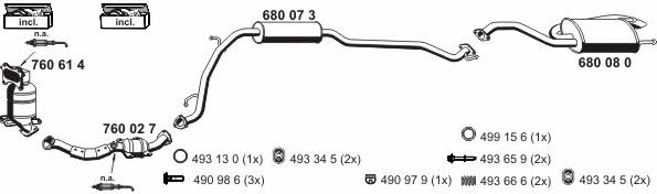 Ernst 140078 Exhaust system 140078: Buy near me in Poland at 2407.PL - Good price!