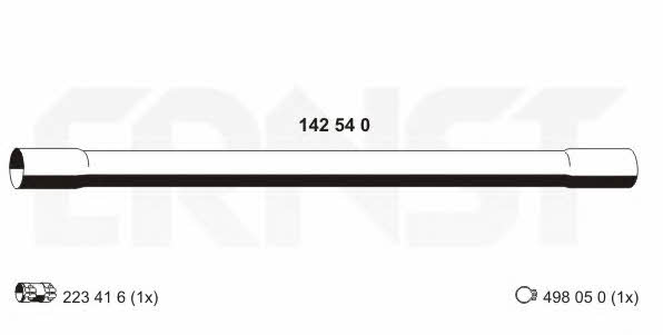 Ernst 142540 Rura wydechowa 142540: Dobra cena w Polsce na 2407.PL - Kup Teraz!