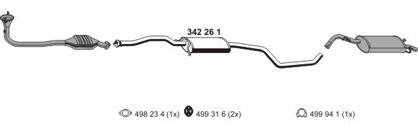 Ernst 030137 Abgasanlage 030137: Bestellen Sie in Polen zu einem guten Preis bei 2407.PL!