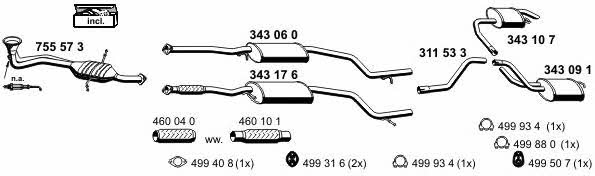 Ernst 030148 Exhaust system 030148: Buy near me at 2407.PL in Poland at an Affordable price!