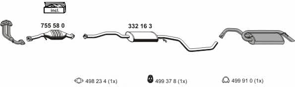 Ernst 030174 Exhaust system 030174: Buy near me at 2407.PL in Poland at an Affordable price!