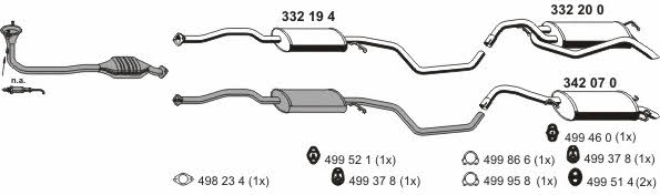  030178 Exhaust system 030178: Buy near me in Poland at 2407.PL - Good price!
