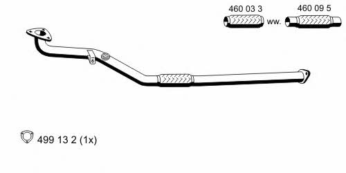 Ernst 043519 Exhaust pipe 043519: Buy near me in Poland at 2407.PL - Good price!