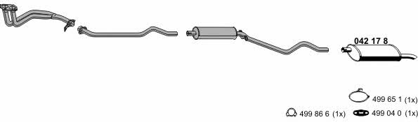 Ernst 050061 Exhaust system 050061: Buy near me at 2407.PL in Poland at an Affordable price!