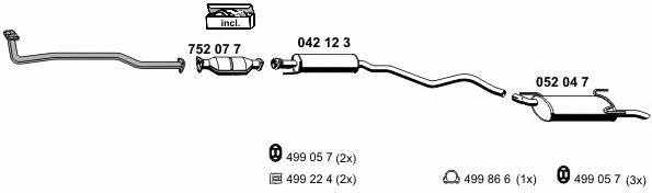 Ernst 050295 Układ wydechowy 050295: Dobra cena w Polsce na 2407.PL - Kup Teraz!