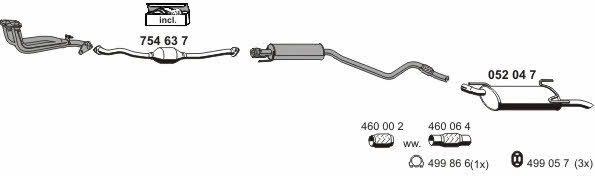 Ernst 050313 Exhaust system 050313: Buy near me at 2407.PL in Poland at an Affordable price!