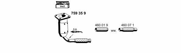 Ernst 080300 Exhaust system 080300: Buy near me in Poland at 2407.PL - Good price!