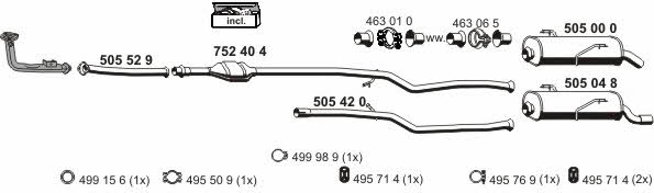 Ernst 090120 Abgasanlage 090120: Kaufen Sie zu einem guten Preis in Polen bei 2407.PL!