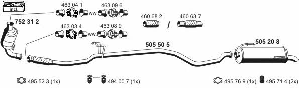  090166 Abgasanlage 090166: Kaufen Sie zu einem guten Preis in Polen bei 2407.PL!