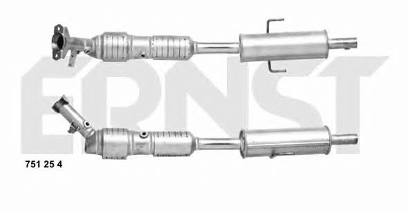 Ernst 751254 Катализатор 751254: Отличная цена - Купить в Польше на 2407.PL!