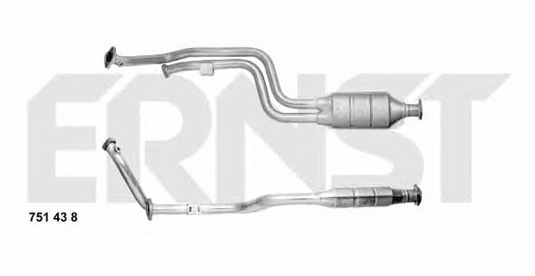 Ernst 751438 Catalytic Converter 751438: Buy near me in Poland at 2407.PL - Good price!