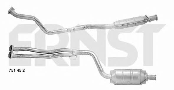 Ernst 751452 Catalytic Converter 751452: Buy near me in Poland at 2407.PL - Good price!