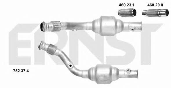 Ernst 752374 Catalytic Converter 752374: Buy near me in Poland at 2407.PL - Good price!