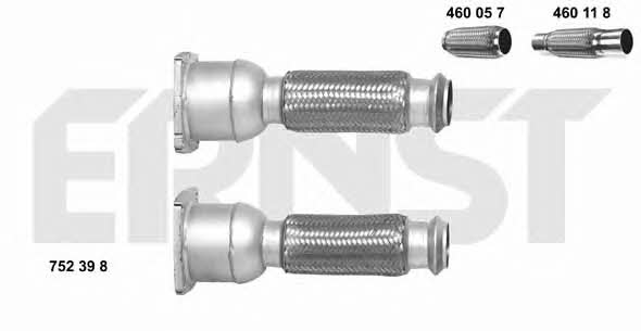 Ernst 752398 Catalytic Converter 752398: Buy near me in Poland at 2407.PL - Good price!