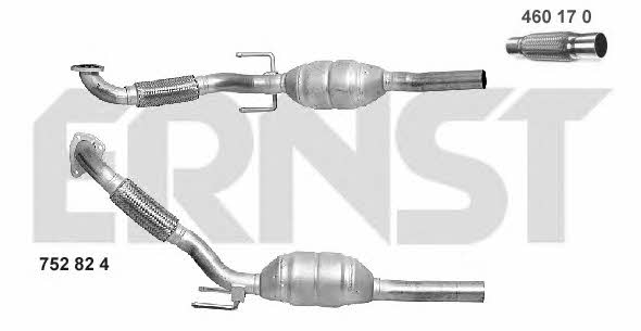 Ernst 752824 Catalytic Converter 752824: Buy near me in Poland at 2407.PL - Good price!